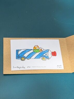 Anastasia Inciardi Mini Print - Richard Scarry Toothpaste Car